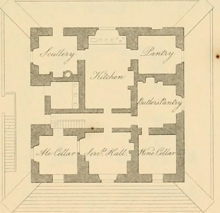 An illustration from A treatise on the decorative part of civil architecture, 1862, leaf 398