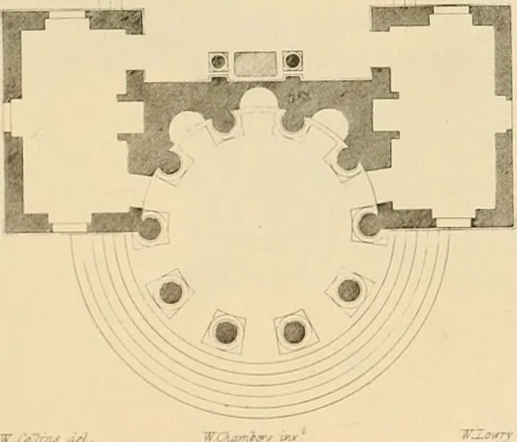 An illustration from A treatise on the decorative part of civil architecture, 1862, leaf 404