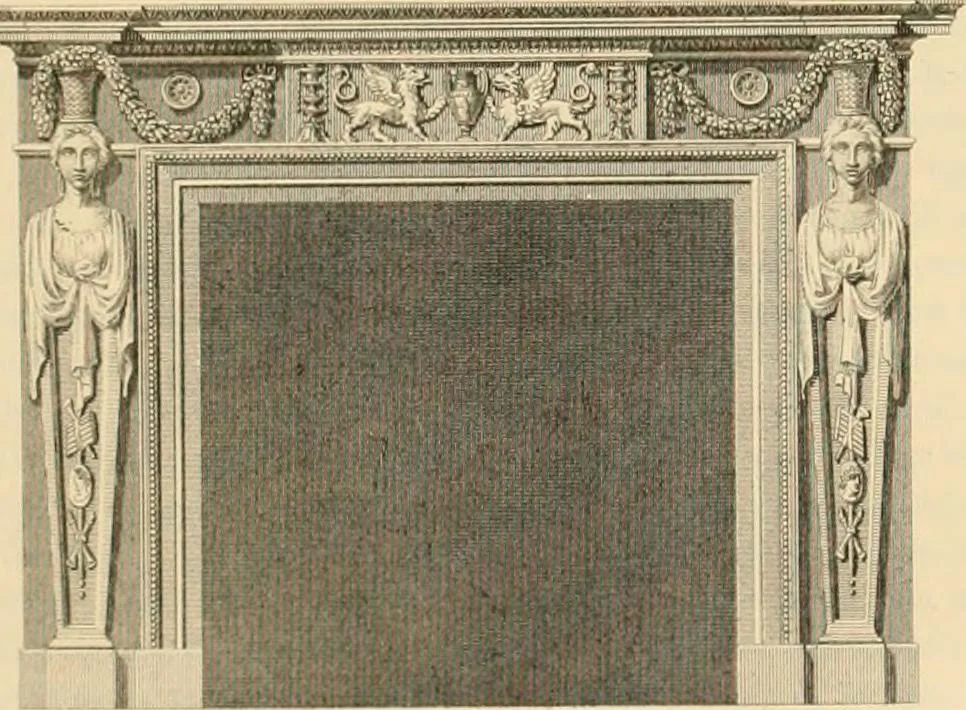 An illustration from A treatise on the decorative part of civil architecture, 1862, leaf 432