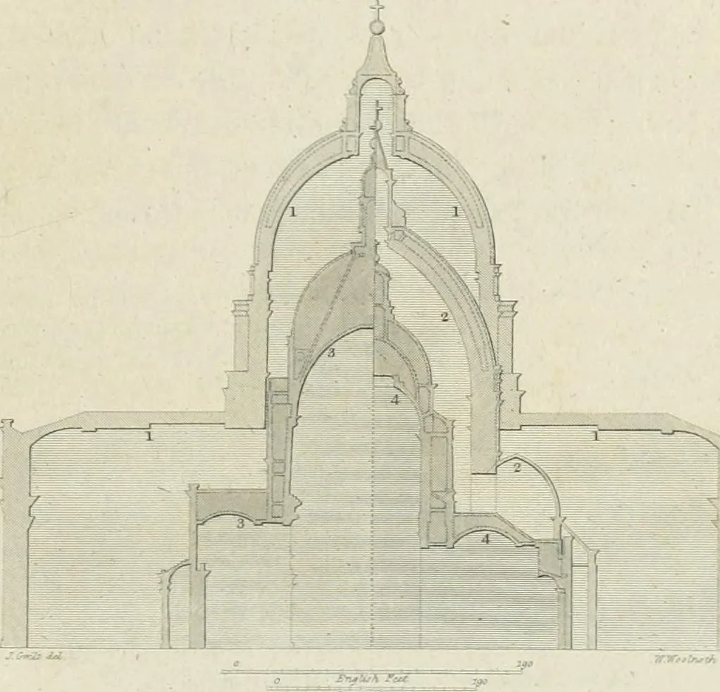 An illustration from A treatise on the decorative part of civil architecture, 1825, leaf 114