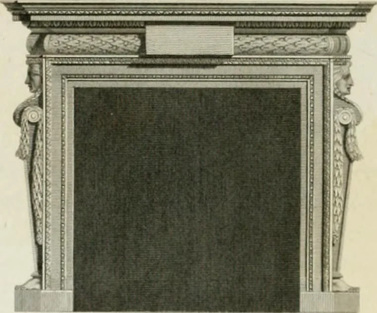 An illustration from A treatise on the decorative part of civil architecture, 1825, leaf 167