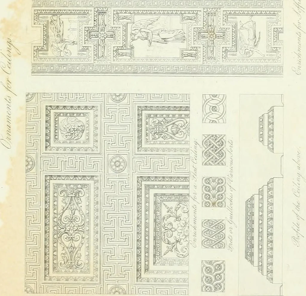 An illustration from A treatise on the decorative part of civil architecture, 1825, leaf 186