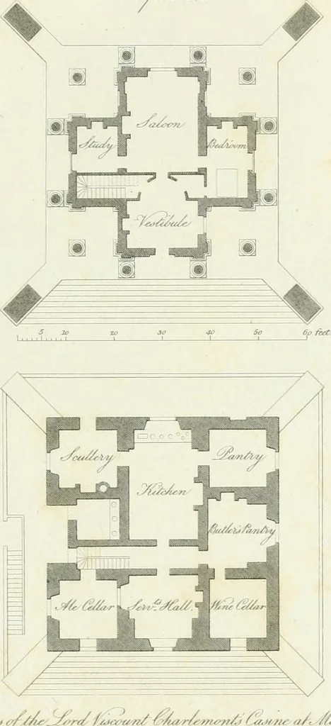 An illustration from A treatise on the decorative part of civil architecture, 1825, leaf 202
