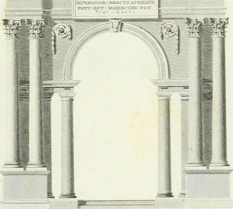 An illustration from A treatise on the decorative part of civil architecture, 1825, leaf 226