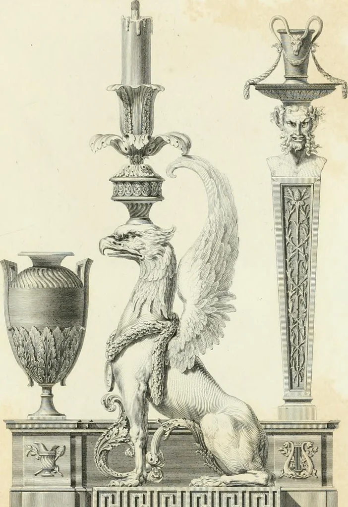 An illustration from A treatise on the decorative part of civil architecture, 1825, leaf 234