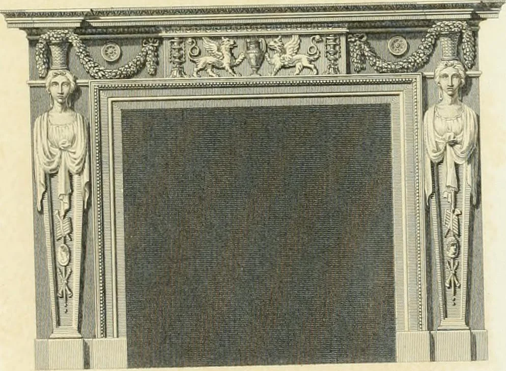 An illustration from A treatise on the decorative part of civil architecture, 1825, leaf 236