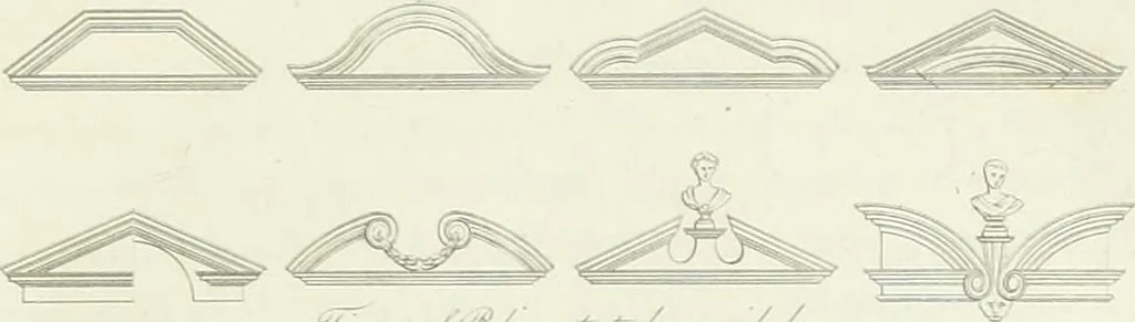 An illustration from A treatise on the decorative part of civil architecture, 1825, leaf 80