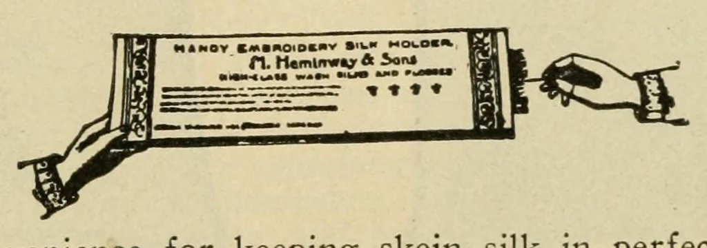 An illustration from A treatise on embroidery; with twenty color illustrations from original models, 1907, leaf 113