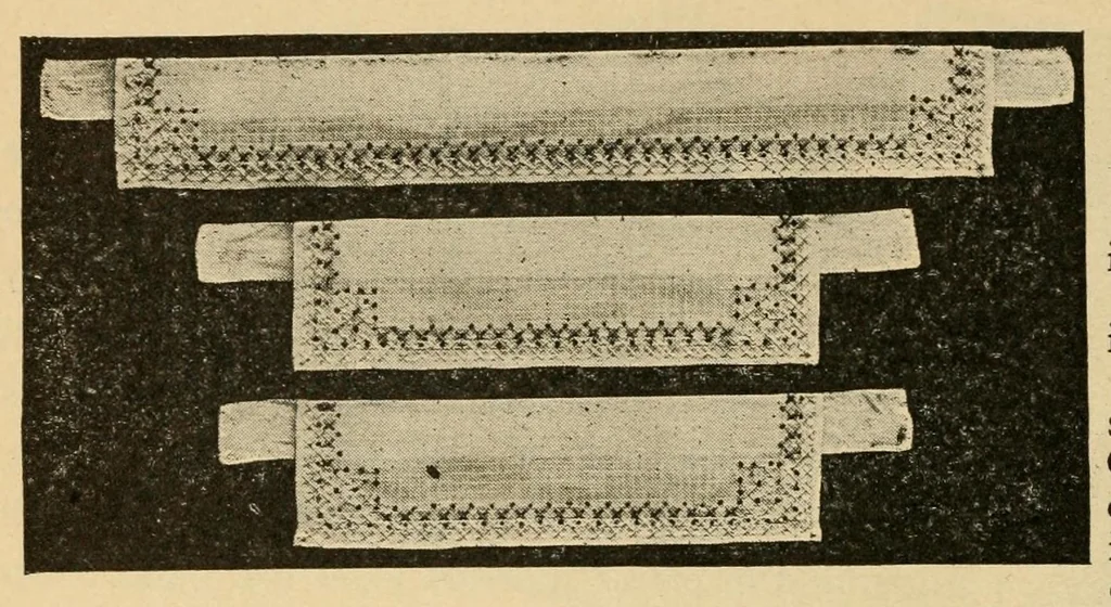 An illustration from A treatise on embroidery; with twenty color illustrations from original models, 1907, leaf 126