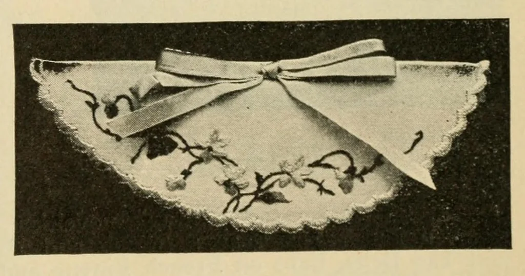 An illustration from A treatise on embroidery; with twenty color illustrations from original models, 1907, leaf 129