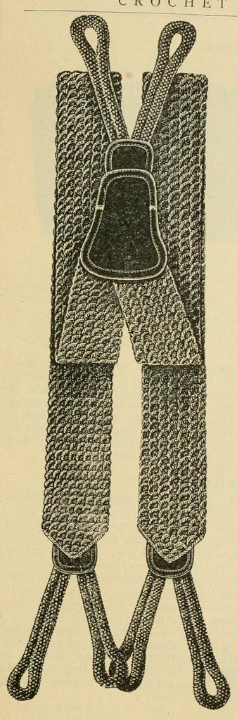 An illustration from A treatise on embroidery; with twenty color illustrations from original models, 1907, leaf 135