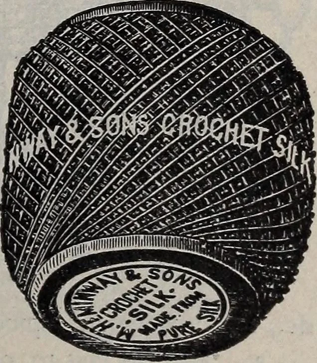 An illustration from A treatise on embroidery, crochet and knitting .., 1899, leaf 108