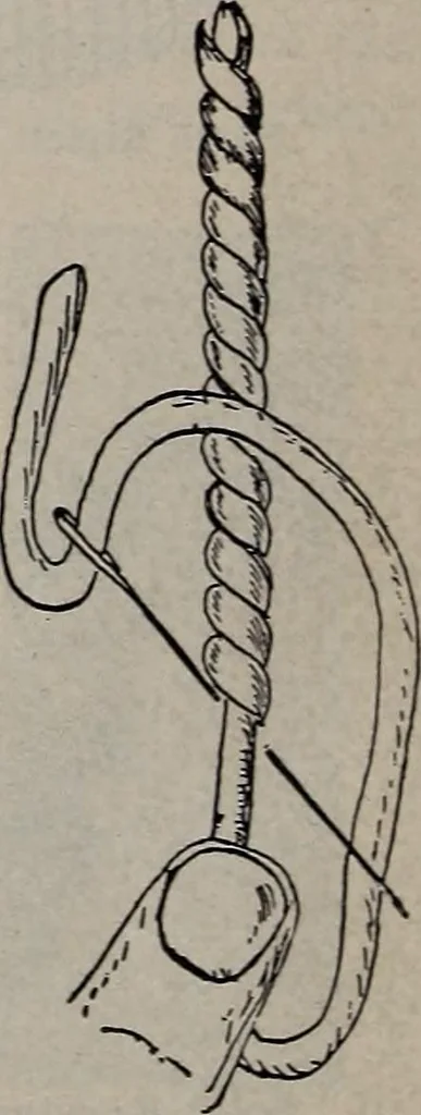 An illustration from A treatise on embroidery, crochet and knitting .., 1899, leaf 11