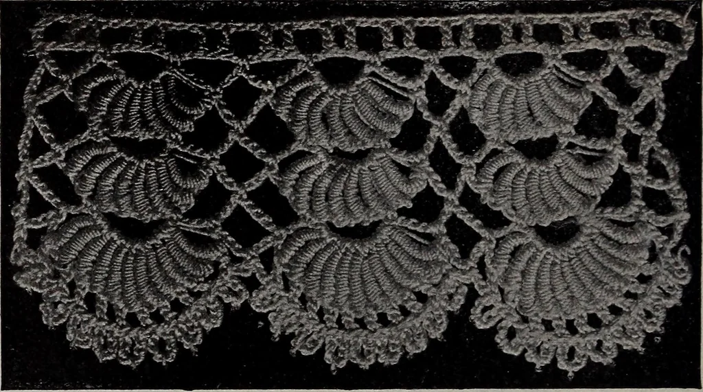 An illustration from A treatise on embroidery, crochet and knitting .., 1899, leaf 113