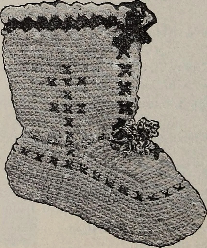 An illustration from A treatise on embroidery, crochet and knitting .., 1899, leaf 117