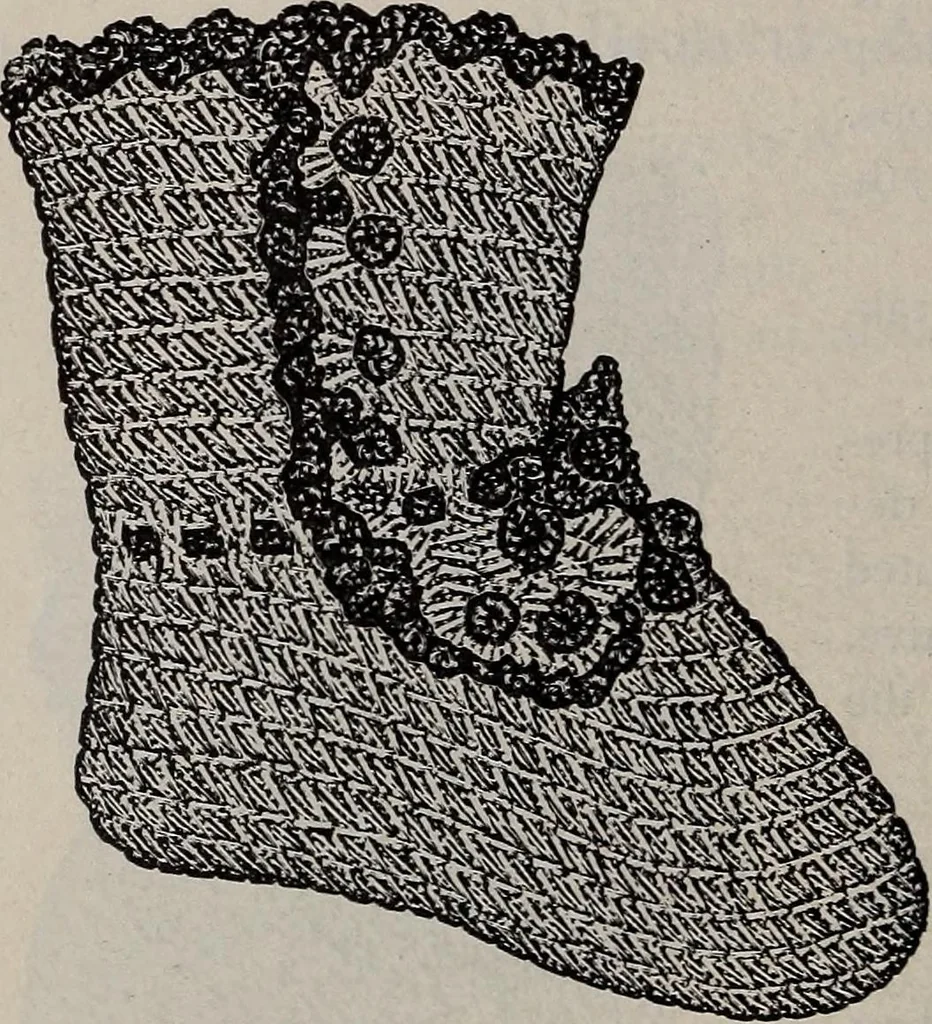 An illustration from A treatise on embroidery, crochet and knitting .., 1899, leaf 119