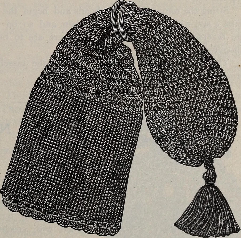 An illustration from A treatise on embroidery, crochet and knitting .., 1899, leaf 124