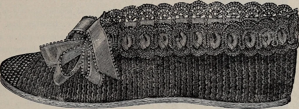 An illustration from A treatise on embroidery, crochet and knitting .., 1899, leaf 126