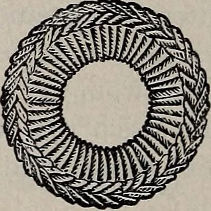 An illustration from A treatise on embroidery, crochet and knitting .., 1899, leaf 129