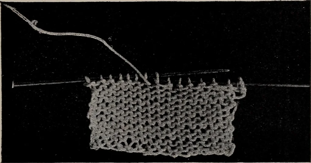 An illustration from A treatise on embroidery, crochet and knitting .., 1899, leaf 132