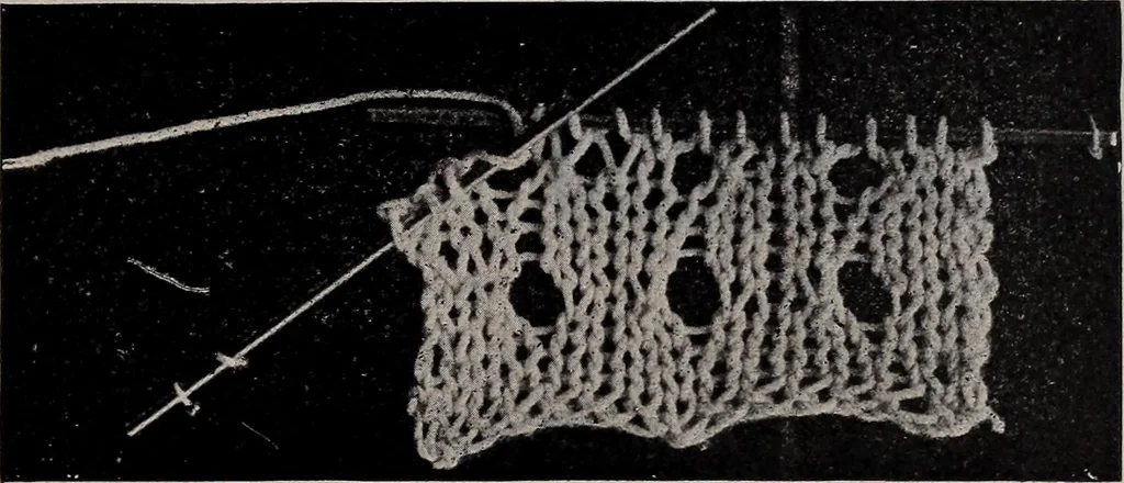 An illustration from A treatise on embroidery, crochet and knitting .., 1899, leaf 134