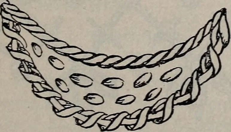 An illustration from A treatise on embroidery, crochet and knitting .., 1899, leaf 14