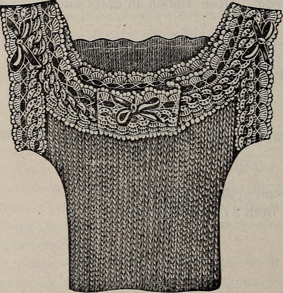 An illustration from A treatise on embroidery, crochet and knitting .., 1899, leaf 141