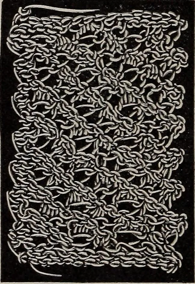 An illustration from A treatise on embroidery, crochet and knitting .., 1899, leaf 167