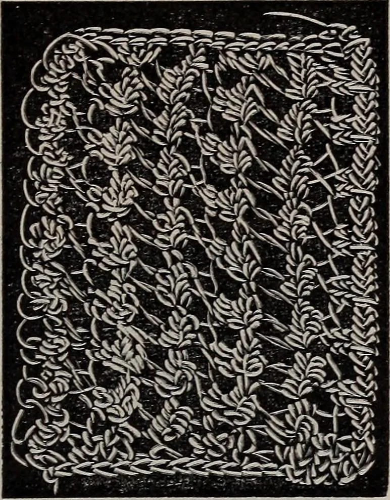 An illustration from A treatise on embroidery, crochet and knitting .., 1899, leaf 168