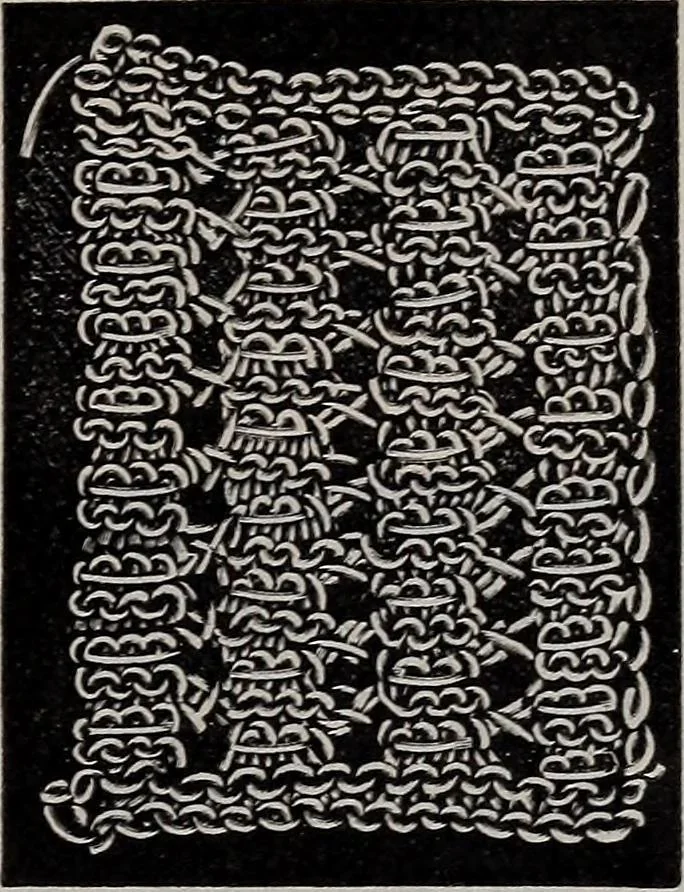 An illustration from A treatise on embroidery, crochet and knitting .., 1899, leaf 168
