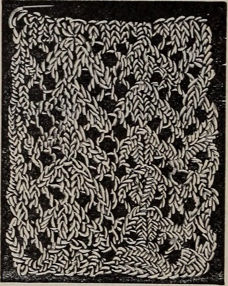 An illustration from A treatise on embroidery, crochet and knitting .., 1899, leaf 169