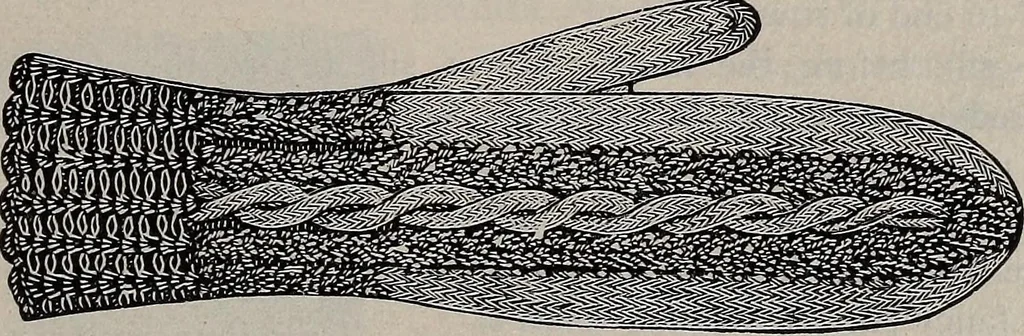 An illustration from A treatise on embroidery, crochet and knitting .., 1899, leaf 172