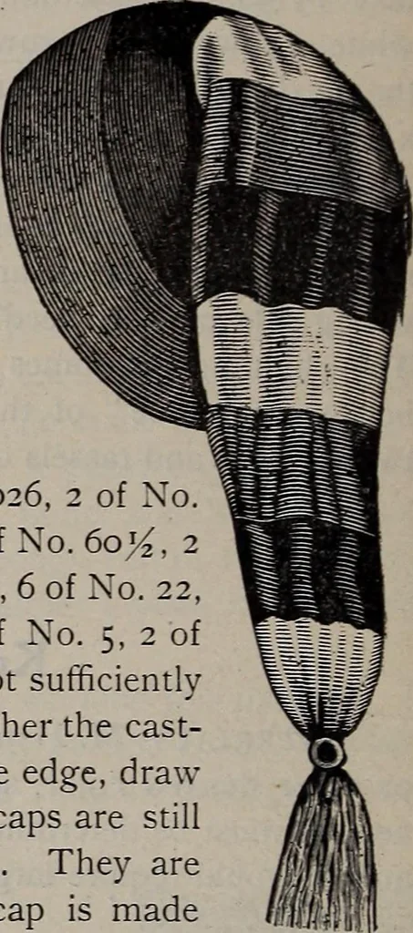 An illustration from A treatise on embroidery, crochet and knitting .., 1899, leaf 179