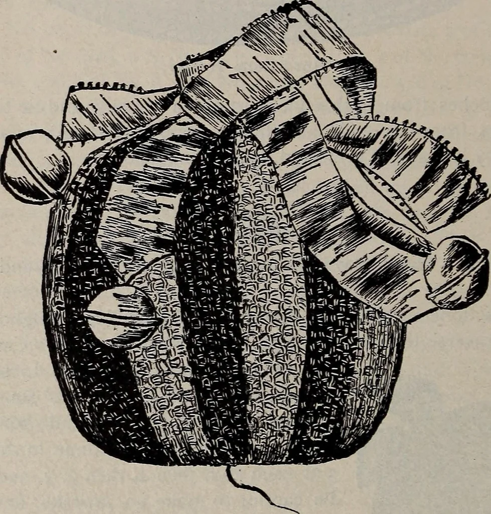 An illustration from A treatise on embroidery, crochet and knitting .., 1899, leaf 181