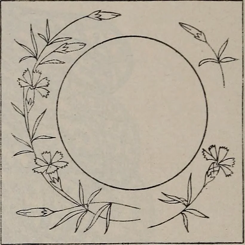 An illustration from A treatise on embroidery, crochet and knitting .., 1899, leaf 21