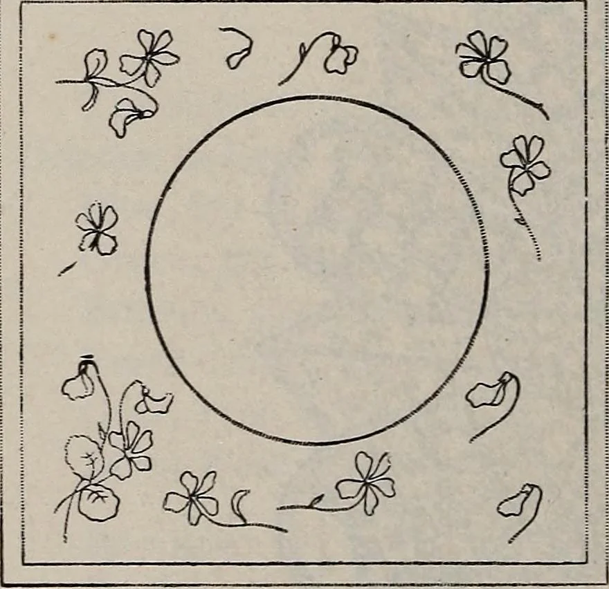 An illustration from A treatise on embroidery, crochet and knitting .., 1899, leaf 21