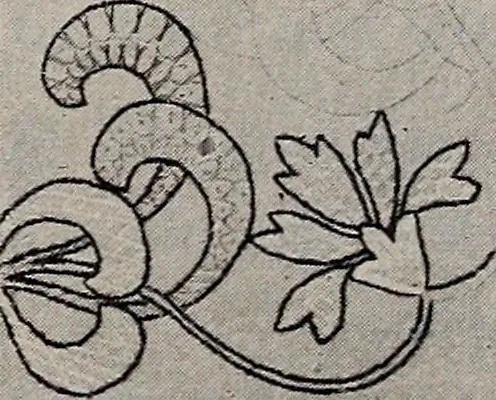 An illustration from A treatise on embroidery, crochet and knitting .., 1899, leaf 30