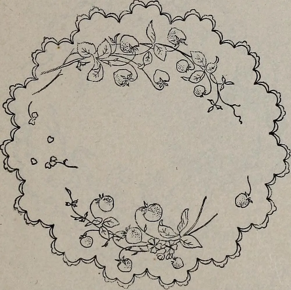 An illustration from A treatise on embroidery, crochet and knitting .., 1899, leaf 34