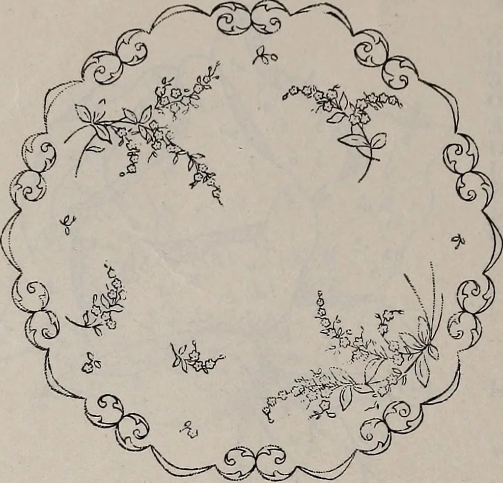 An illustration from A treatise on embroidery, crochet and knitting .., 1899, leaf 39