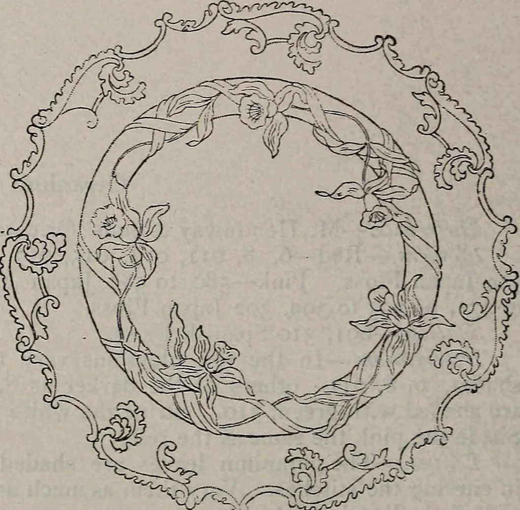 An illustration from A treatise on embroidery, crochet and knitting .., 1899, leaf 71