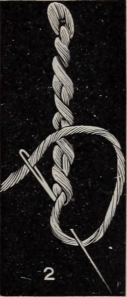 An illustration from A treatise on embroidery, crochet and knitting .., 1899, leaf 8