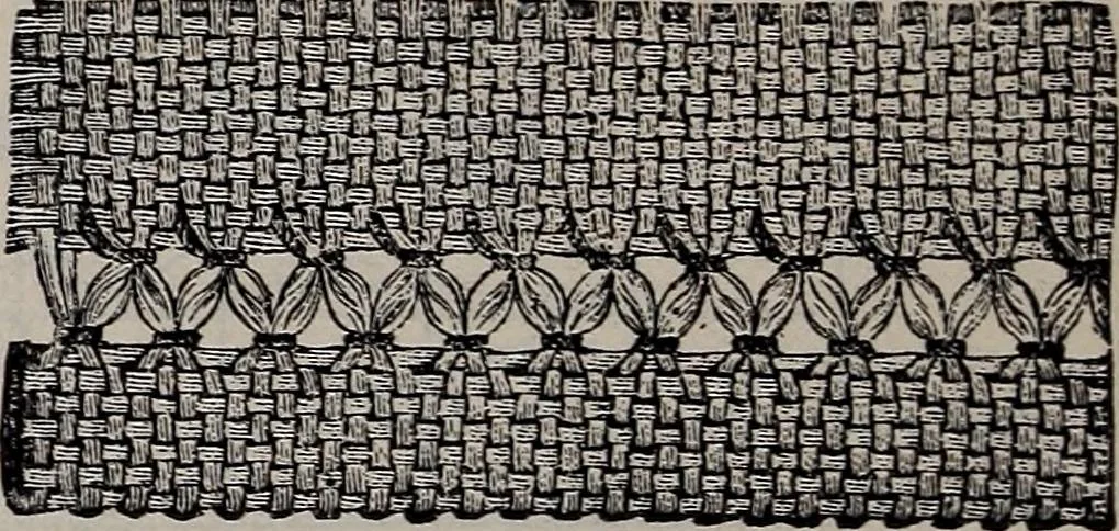 An illustration from A treatise on embroidery, crochet and knitting .., 1899, leaf 89