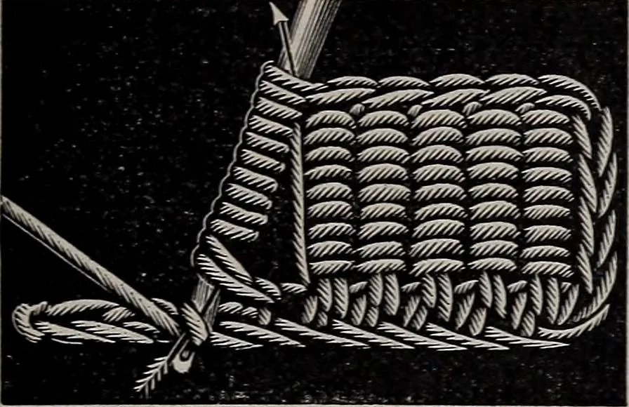 An illustration from A treatise on embroidery, crochet and knitting .., 1899, leaf 94