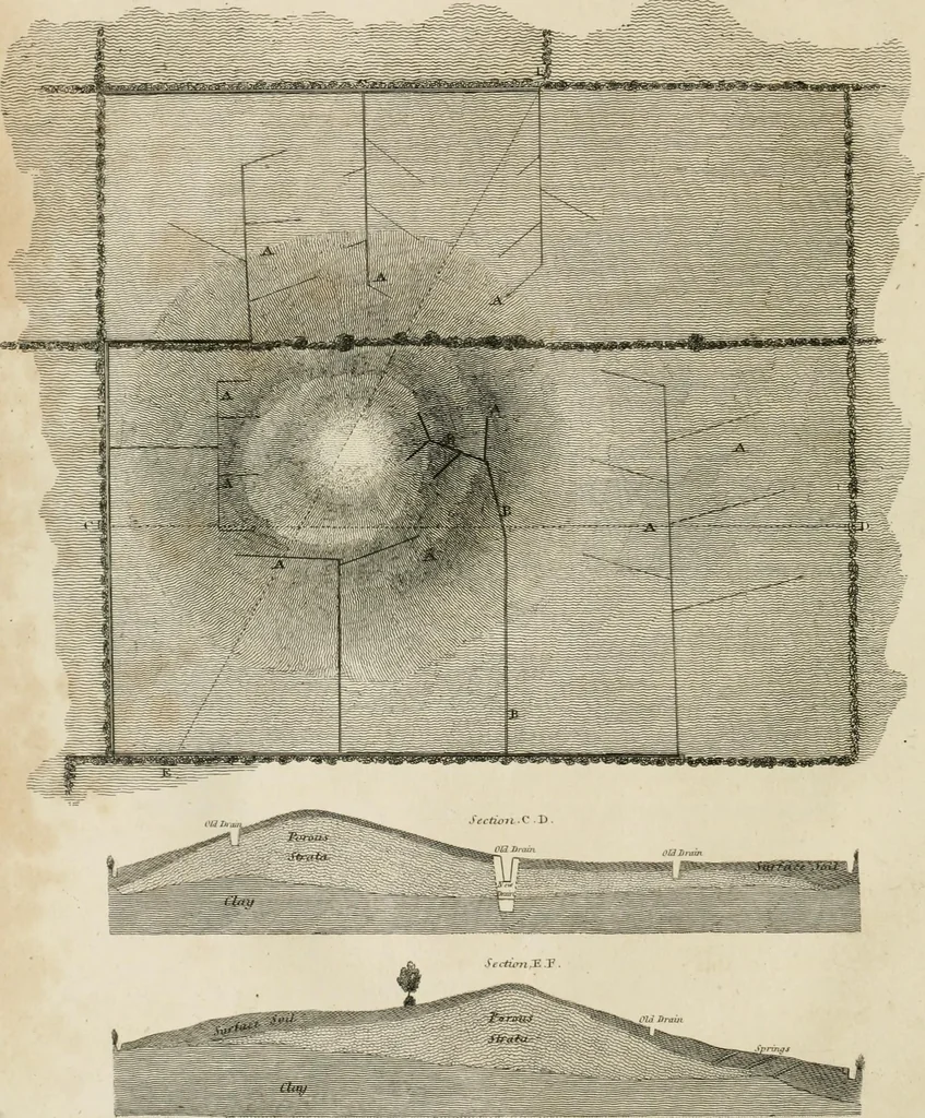 An illustration from A treatise on forming, improving, and managing country residences : and on the choice of situations appropriate to every class of purchasers, in all which the object in view is to unite in a better manner than has hitherto been done, a taste founded in nature with economy and utility, in constructing or improving mansions, and other rural buildings, so as to combine architectural fitness with picturesque effect ... : with an appendix, containing an enquiry into the utility and merits of Mr. Repton's mode of shewing effects by slides and sketches, and strictures on his opinions and practice in landscape gardening : illustrated by descriptions of scenery and buildings, by references to country seats, and passages of country in most parts of Great Britain, and by thirty-two engravings, 1806, leaf 275