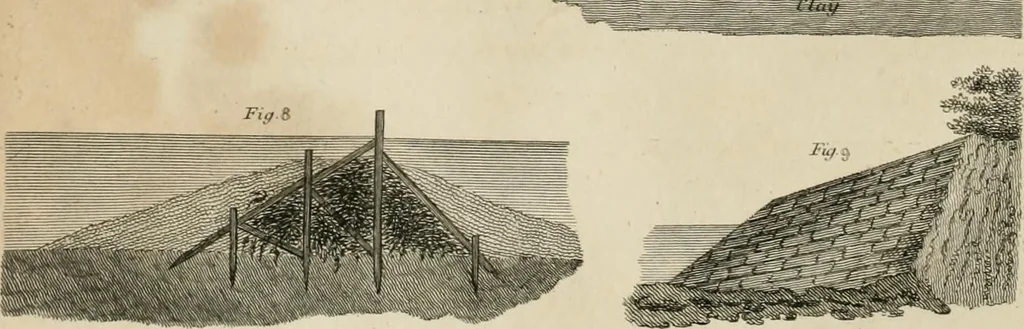 An illustration from A treatise on forming, improving, and managing country residences : and on the choice of situations appropriate to every class of purchasers, in all which the object in view is to unite in a better manner than has hitherto been done, a taste founded in nature with economy and utility, in constructing or improving mansions, and other rural buildings, so as to combine architectural fitness with picturesque effect ... : with an appendix, containing an enquiry into the utility and merits of Mr. Repton's mode of shewing effects by slides and sketches, and strictures on his opinions and practice in landscape gardening : illustrated by descriptions of scenery and buildings, by references to country seats, and passages of country in most parts of Great Britain, and by thirty-two engravings, 1806, leaf 281