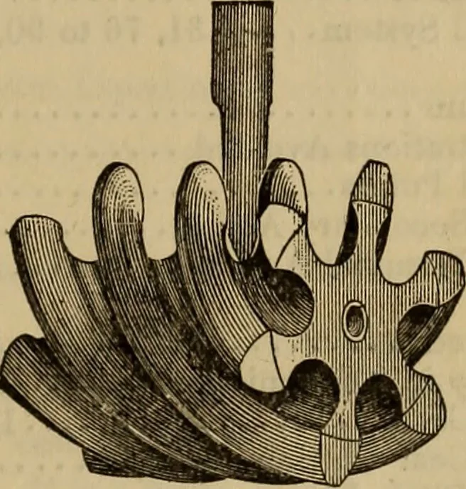 An illustration from A treatise on gear wheels, 1904, leaf 106
