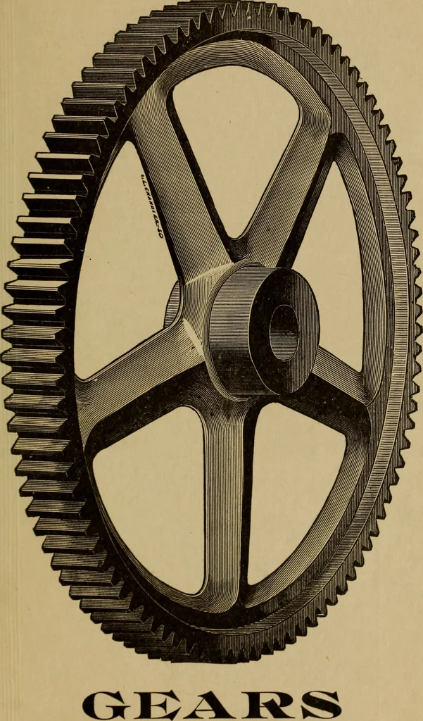 An illustration from A treatise on gear wheels, 1904, leaf 110