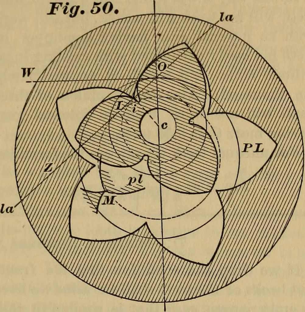 An illustration from A treatise on gear wheels, 1904, leaf 38