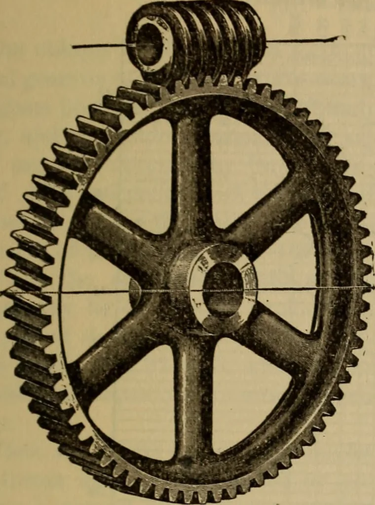 An illustration from A treatise on gear wheels, 1904, leaf 60