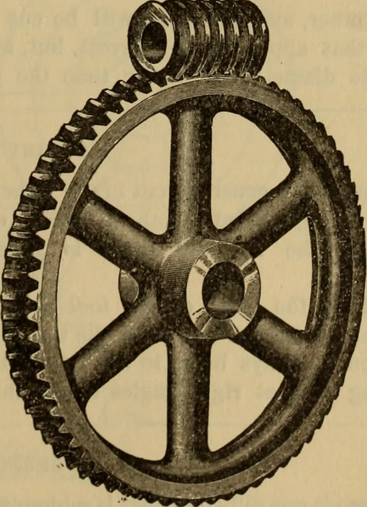 An illustration from A treatise on gear wheels, 1904, leaf 62